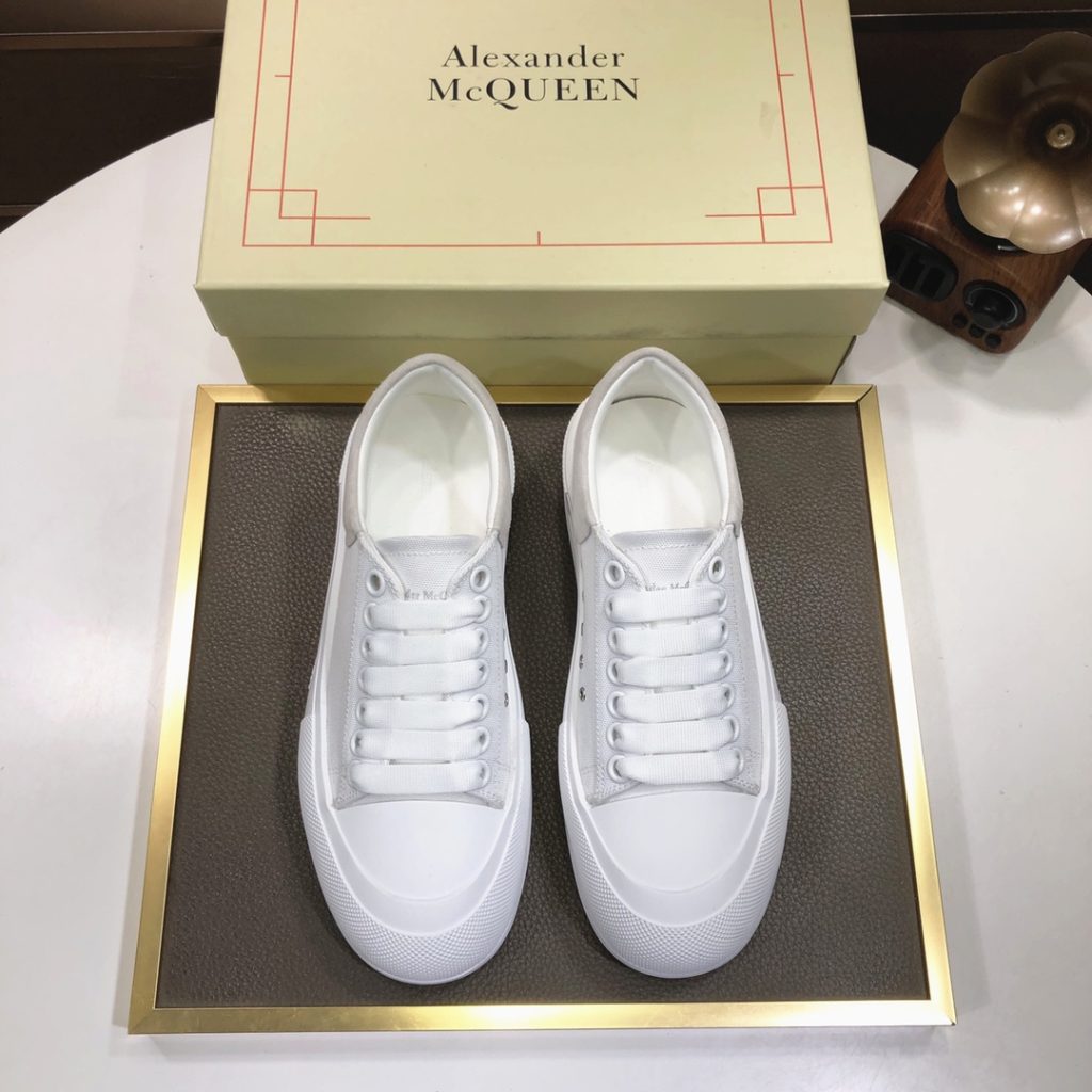 Alexander Mcqueen Deck Lace-up Plimsoll Sneaker - Image 3