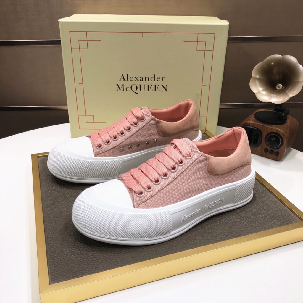 Alexander Mcqueen Deck Lace-up Plimsoll Sneaker - Image 3