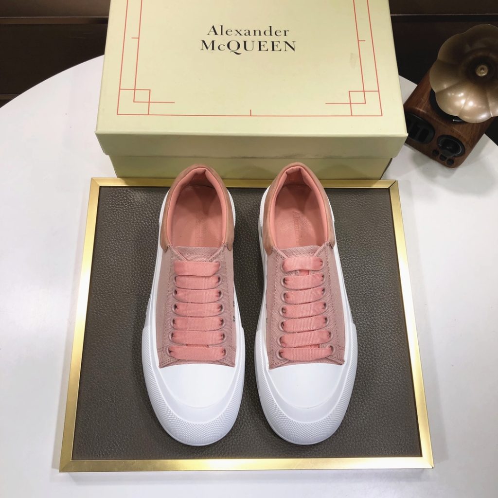 Alexander Mcqueen Deck Lace-up Plimsoll Sneaker - Image 2