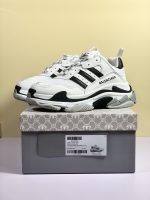 Adidas x Balenciaga Triple S  White Sneaker - Image 4