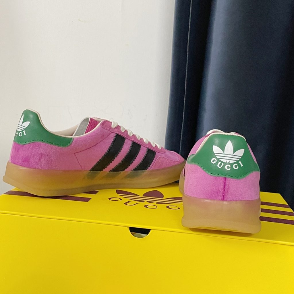 Adidas x Gucci joint Gazelle sports shoes couple casual sneakers - Image 4