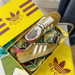 Adidas x Gucci joint Gazelle sports shoes couple casual sneakers - Image 3