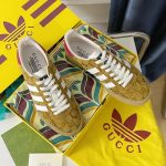 Adidas x Gucci joint Gazelle sports shoes couple casual sneakers - Image 2