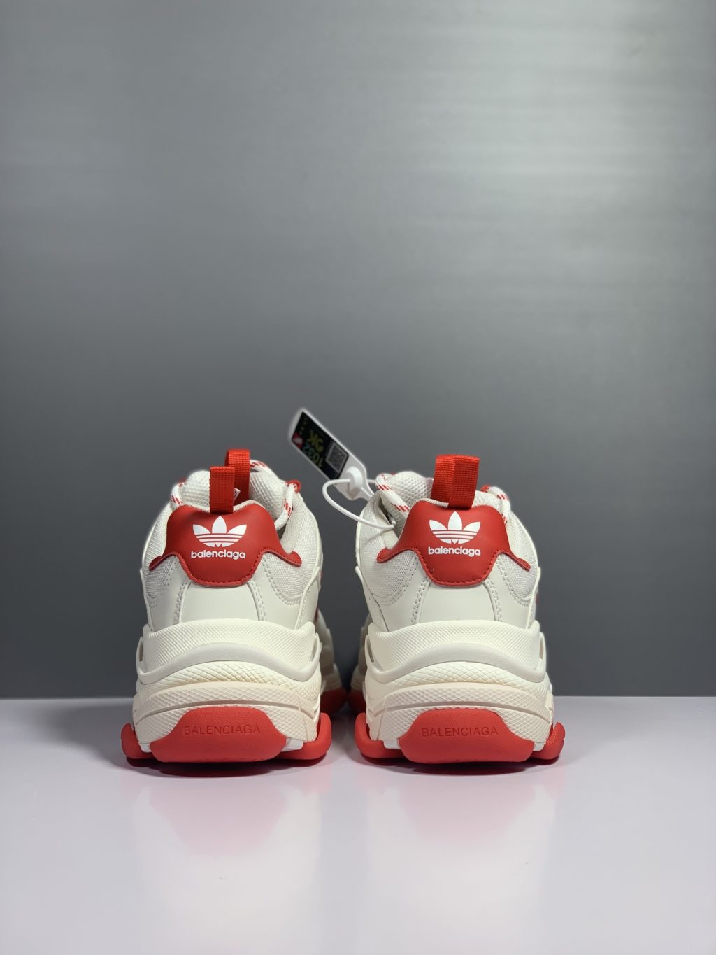 Adidas x Balenciaga Triple S  White Sneaker - Image 3