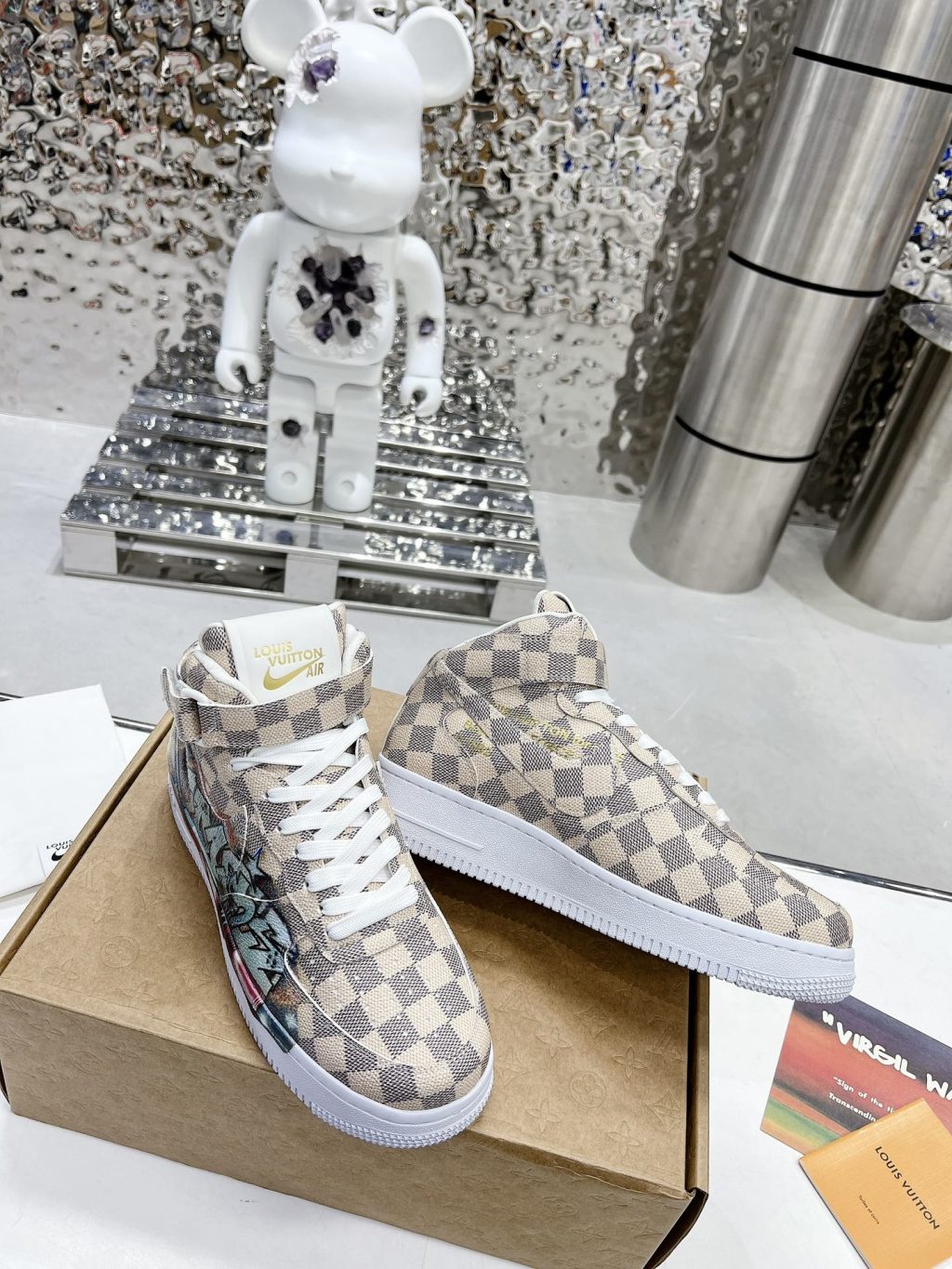 Louis Vuitton x Nike AirForce 1 - Image 3