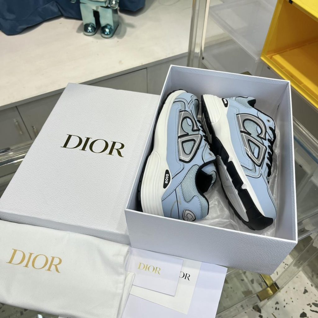 B30 Sneaker Blue Mesh and Technical Fabric - Image 3