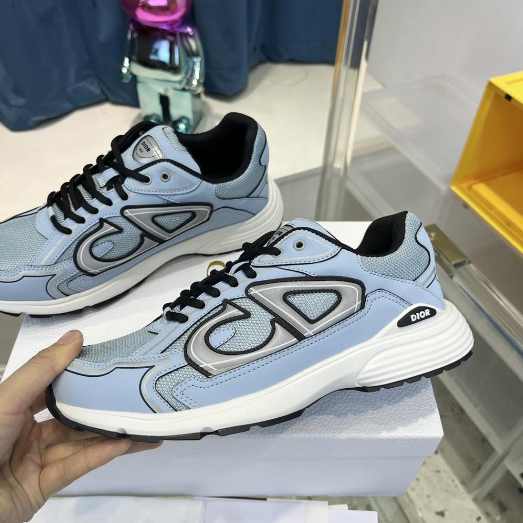 B30 Sneaker Blue Mesh and Technical Fabric - Image 4