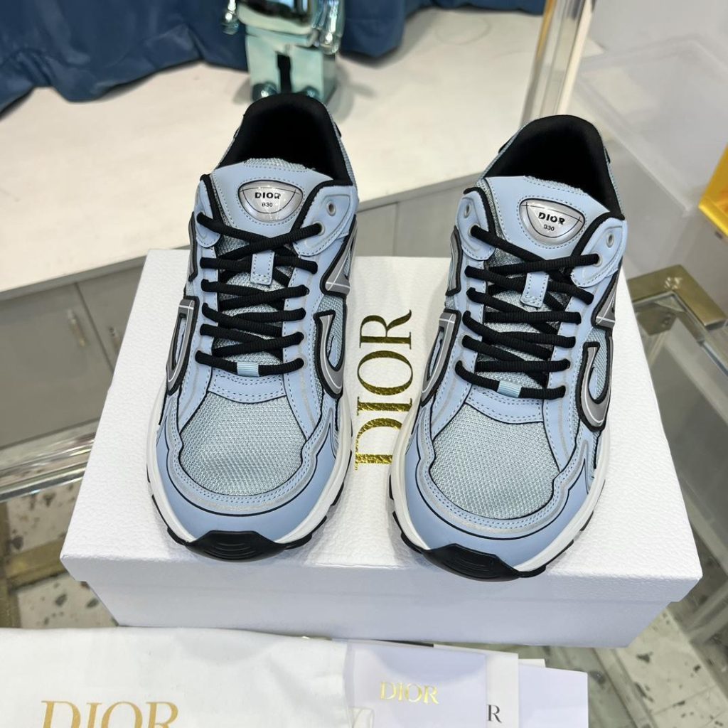 B30 Sneaker Blue Mesh and Technical Fabric - Image 2