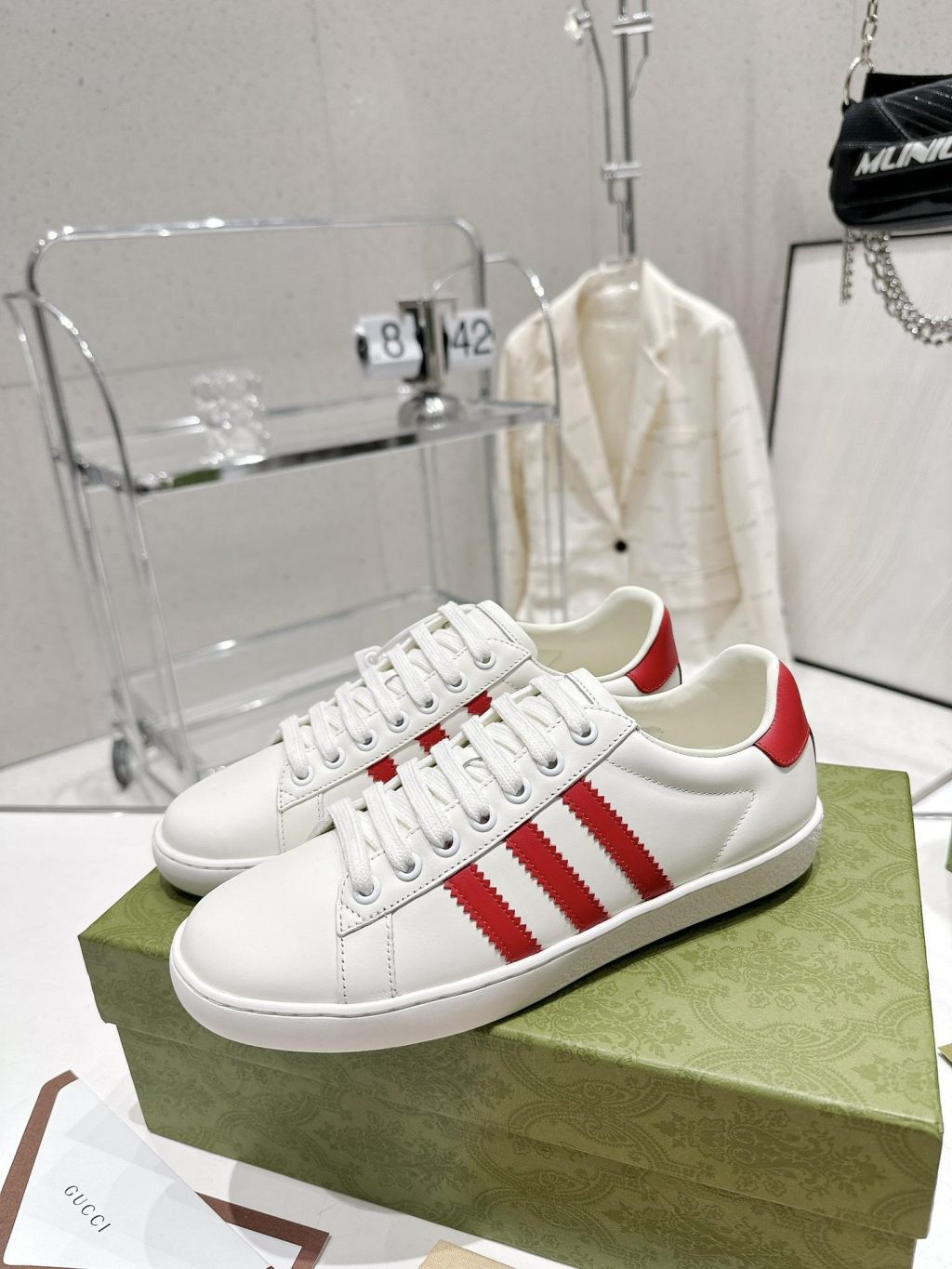 Gucci 2023 new casual sports shoes white shoes - Image 2