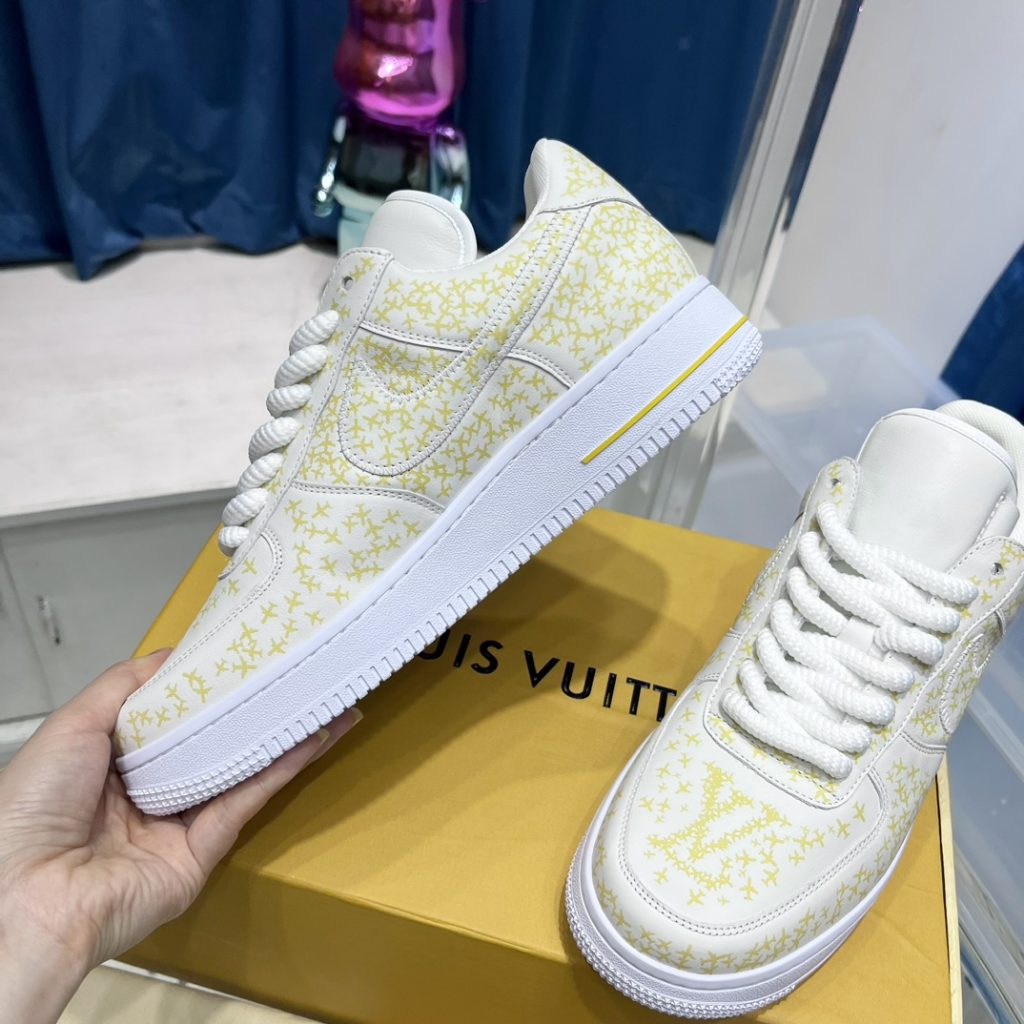 Louis Vuitton x Nike Air Force sneakers - Image 2