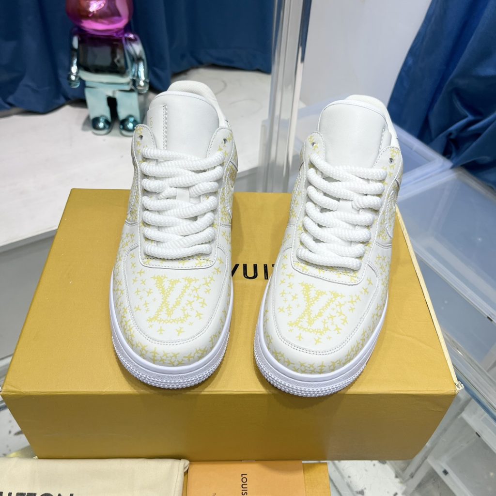 Louis Vuitton x Nike Air Force sneakers - Image 4
