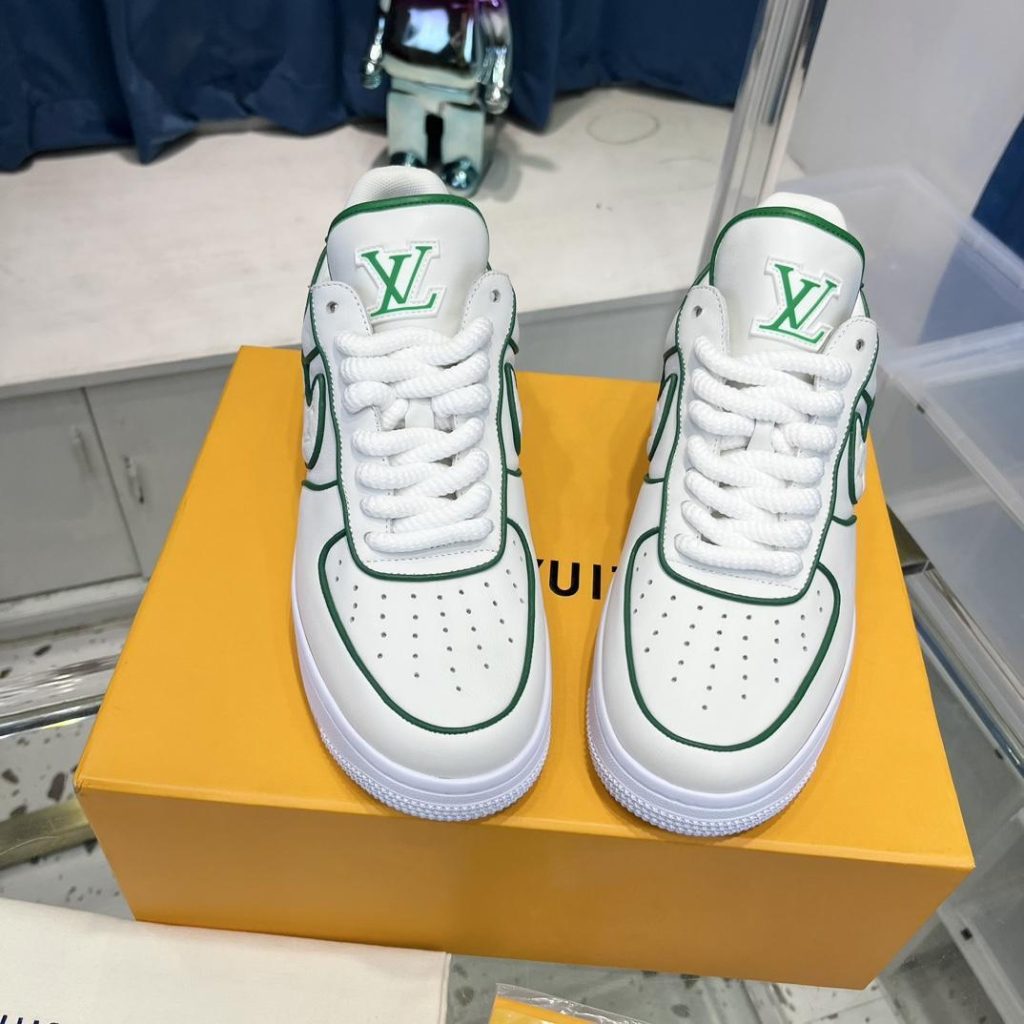 Louis Vuitton x Nike Air Force sneakers - Image 3