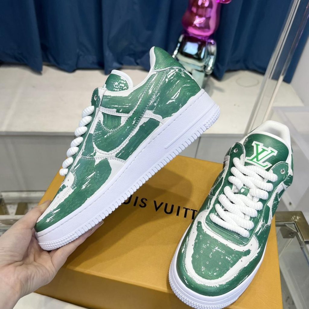 Louis Vuitton x Nike Air Force sneakers - Image 3