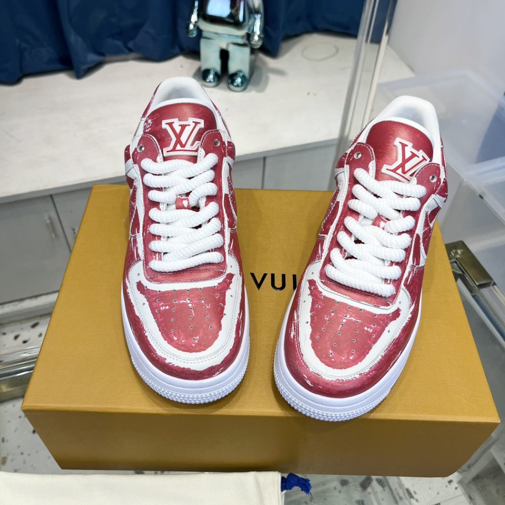 Louis Vuitton x Nike Air Force sneakers - Image 3