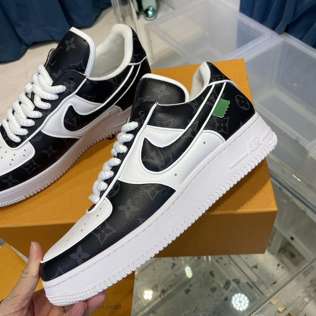 Louis Vuitton x Nike Air Force sneakers - Image 3