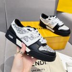FENDI Match Canvas low-top  sneakers - Image 2
