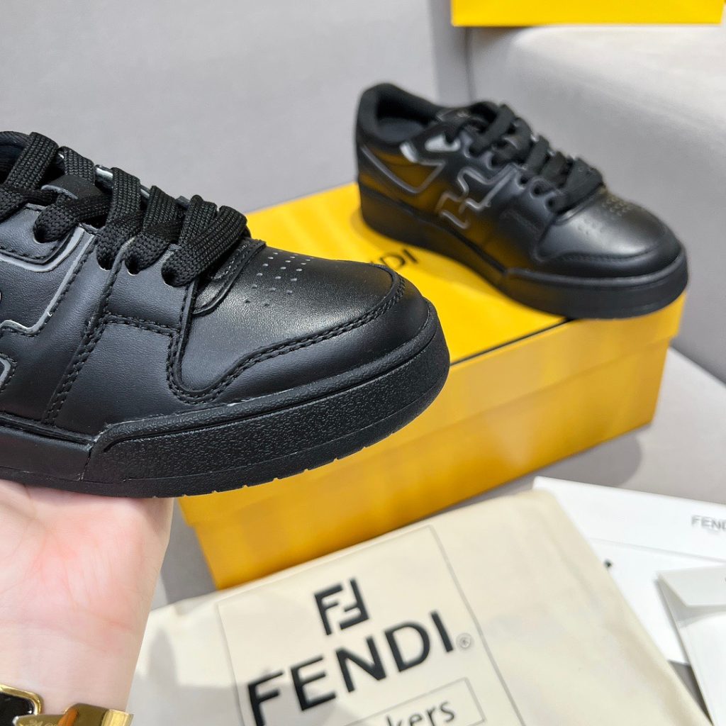 FENDI Match Canvas low-top  sneakers - Image 4