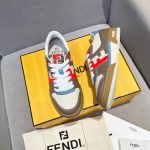 FENDI Match Canvas low-tops sneakers - Image 4