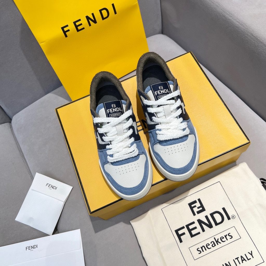 FENDI Match Canvas low-top  sneakers - Image 2