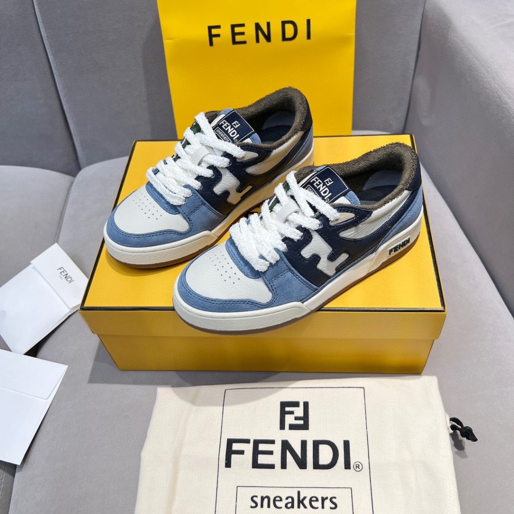 FENDI Match Canvas low-top  sneakers - Image 4