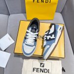 FENDI Match Canvas low-top  sneakers - Image 3