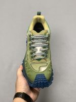 Moncler Genius Salehe Bembury Trailgrip Grain Trainers Green Sneaker - Image 4