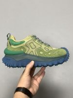 Moncler Genius Salehe Bembury Trailgrip Grain Trainers Green Sneaker - Image 2