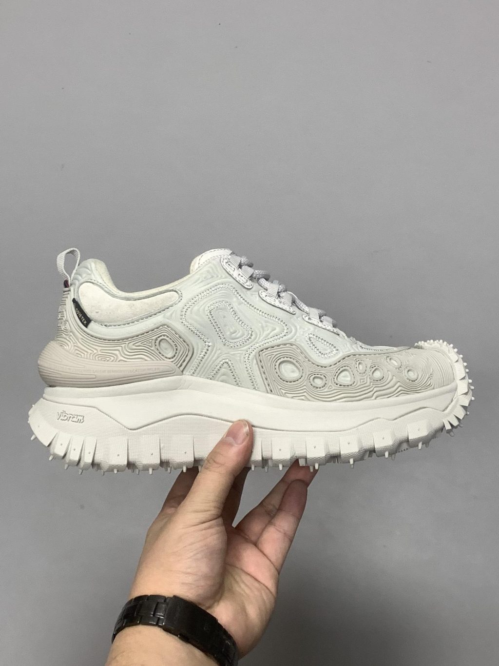 Moncler Genius Salehe Bembury Trailgrip Grain Trainers Sneaker - Image 3