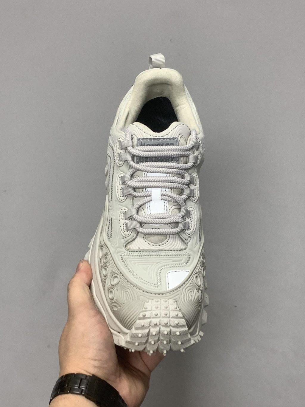 Moncler Genius Salehe Bembury Trailgrip Grain Trainers Sneaker - Image 4