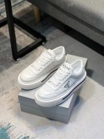 Prada Downtown Triangle Logo White Sneaker - Image 3