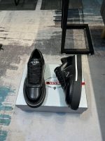 Prada Downtown Triangle Logo Black Sneaker - Image 2