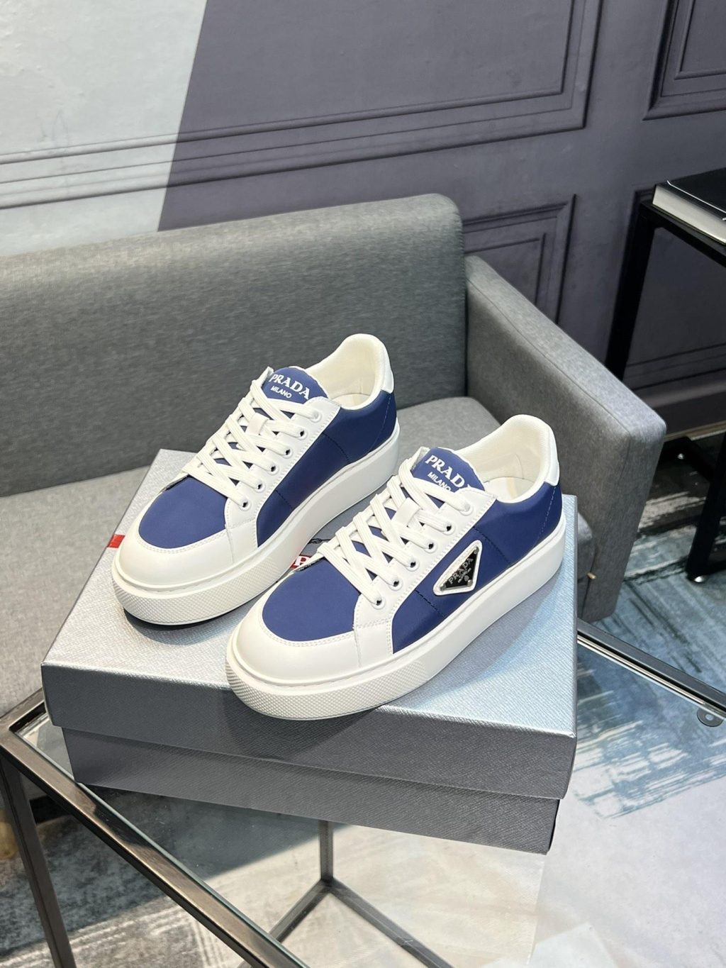 Prada Fashion Sneakers - Image 4