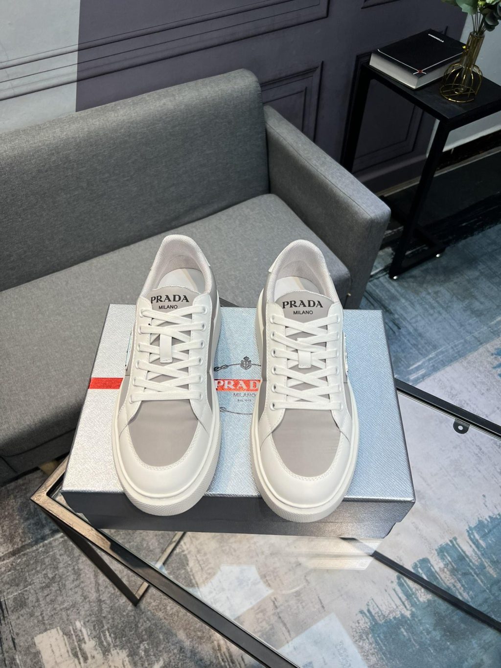Prada Fashion Sneakers - Image 3