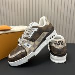 Louis Vuitton Trainer 54 Damier Ebene Multi Sneaker - Image 4