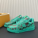 Louis Vuitton Trainer Sneaker In Green - Image 2