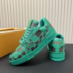 Louis Vuitton Trainer Sneaker In Green - Image 4