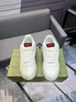 Gucci Re-Web Sneakers in Leather - Image 2