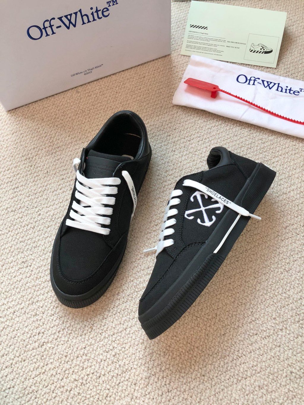OFF-WHITE New Low Vulcanized Sneakers - Image 2