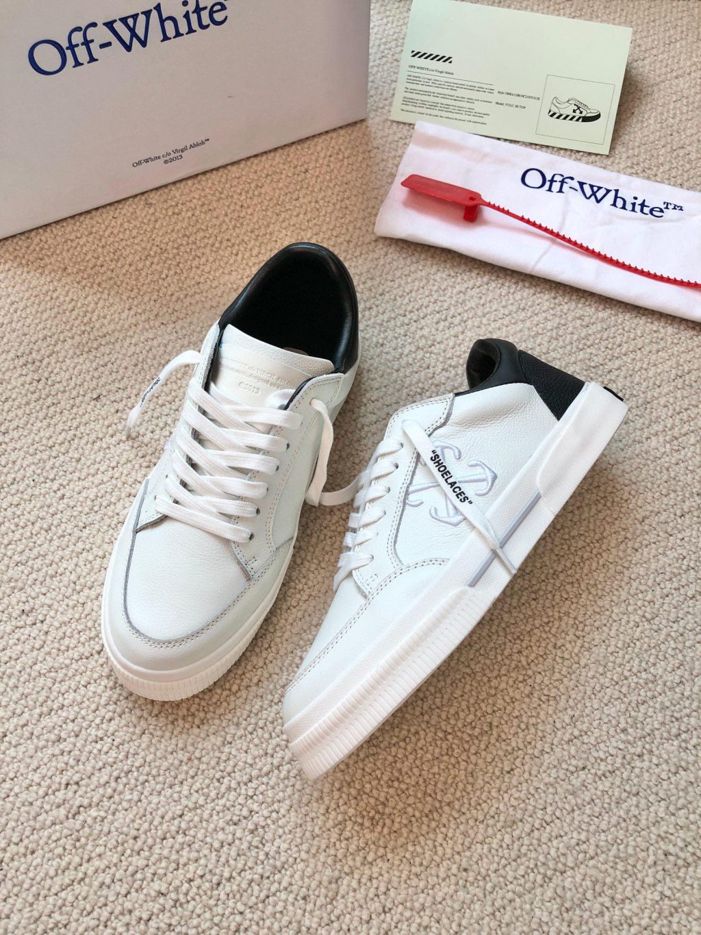 OFF-WHITE New Low Vulcanized Sneakers - Image 2