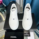 CHANEL Casual White Shoes - Image 3