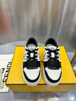 FENDI Match leather platform low-tops sneakers - Image 4