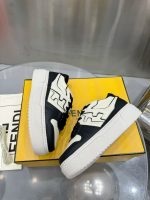 FENDI Match leather platform low-tops sneakers - Image 3