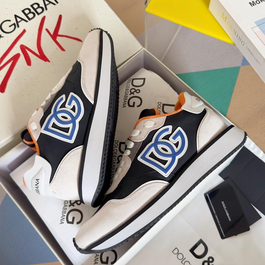 DOLCE & GABBANA Mixed-material DG CUSHION sneakers - Image 2