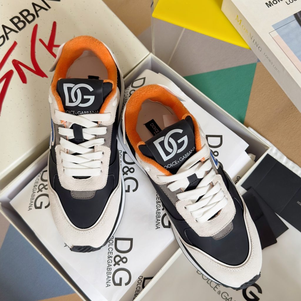 DOLCE & GABBANA Mixed-material DG CUSHION sneakers - Image 3