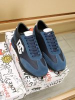 DOLCE & GABBANA Mixed-material DG CUSHION sneakers - Image 2