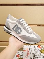 DOLCE & GABBANA Mixed-material DG CUSHION sneakers - Image 4