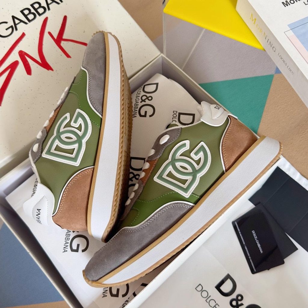 DOLCE & GABBANA Mixed-material DG CUSHION sneakers - Image 2