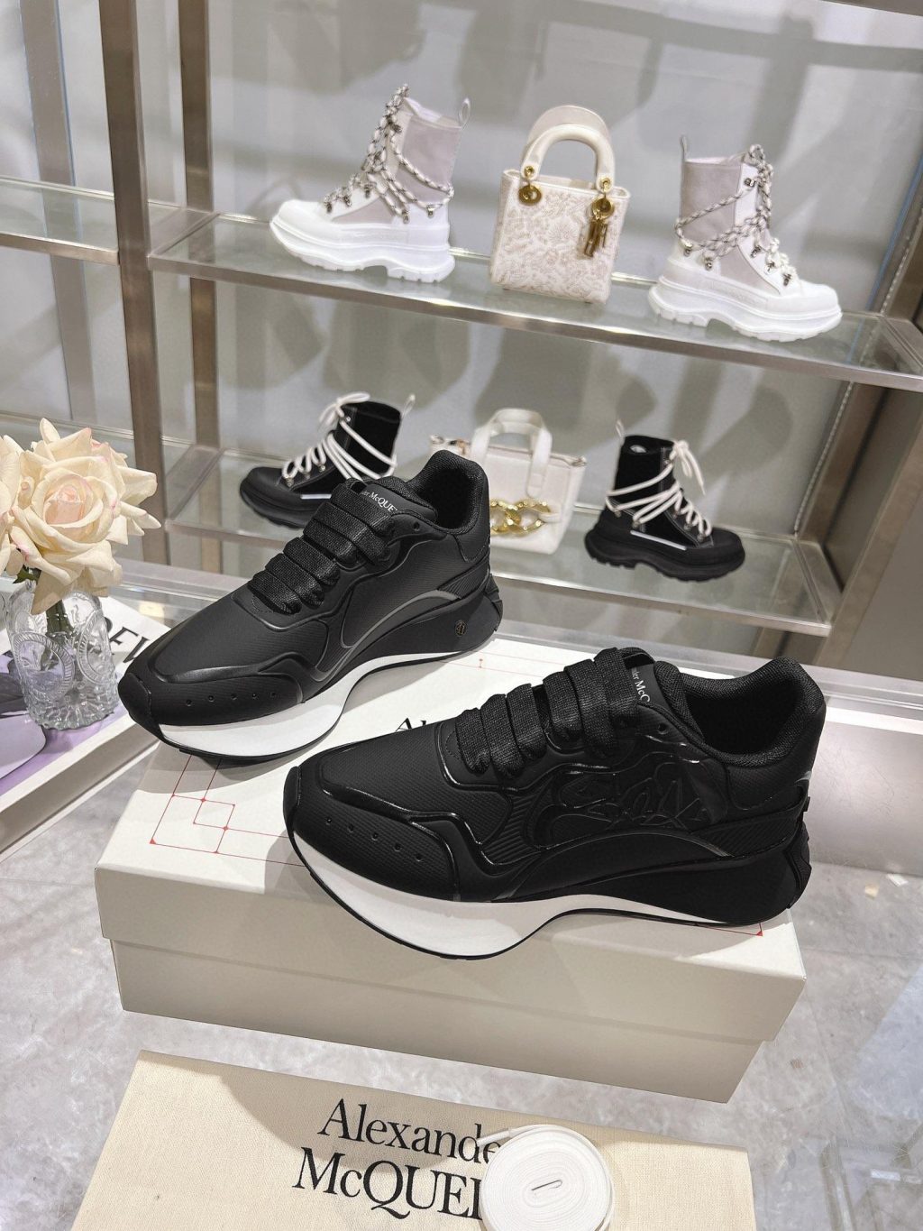 Alexander McQueen Sprint Runner Sneakers - Image 2