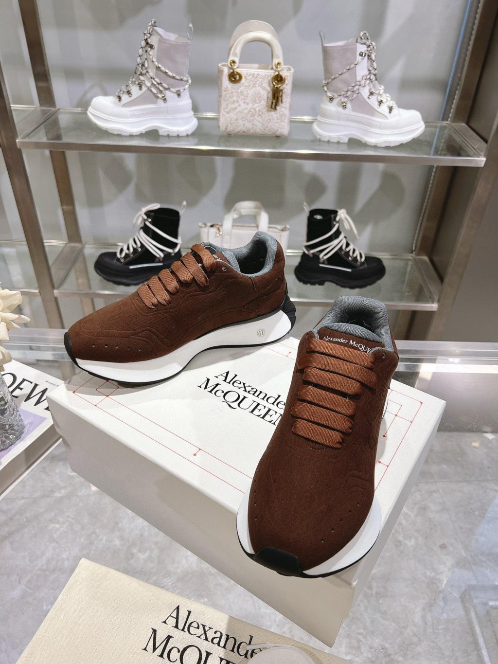 Alexander McQueen Sprint Runner Sneakers - Image 4