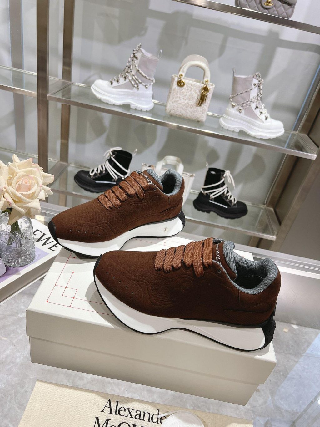 Alexander McQueen Sprint Runner Sneakers - Image 2